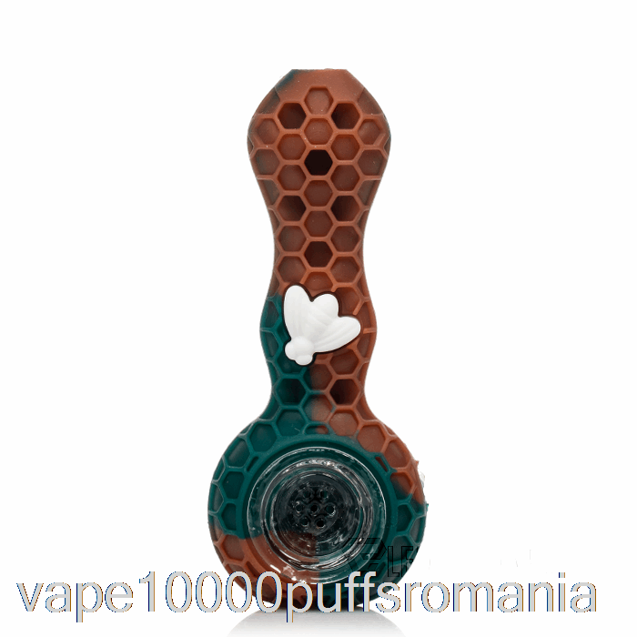 Vape Romania Stratus Bee Lingura Silicon Bronz (maro / Teal / Alba)